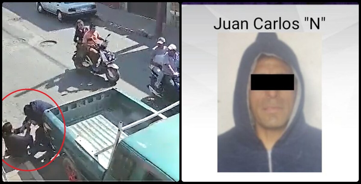Policías municipales ayudaron en la detención. (Especial)