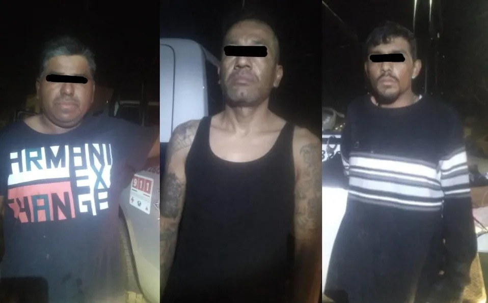 Al revisarles sus pertenencias se les aseguró un arma de fuego con 5 cartuchos 9 mm, además de varias dosis de marihuana y cristal | Especial