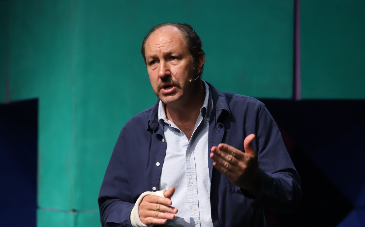 Rodrigo Murray da clases en la UNAM (Cuartoscuro).