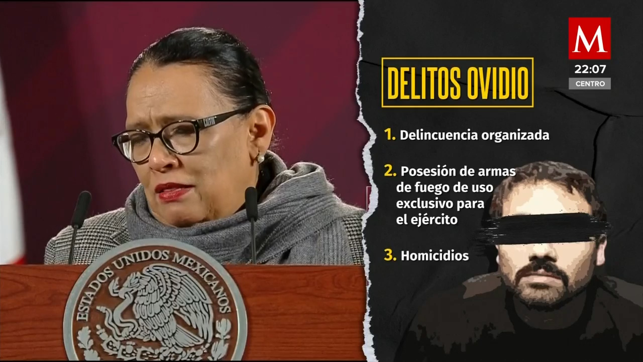 Rosa Icela Rodríguez es cuestionada por los delitos de Ovidio Guzmán