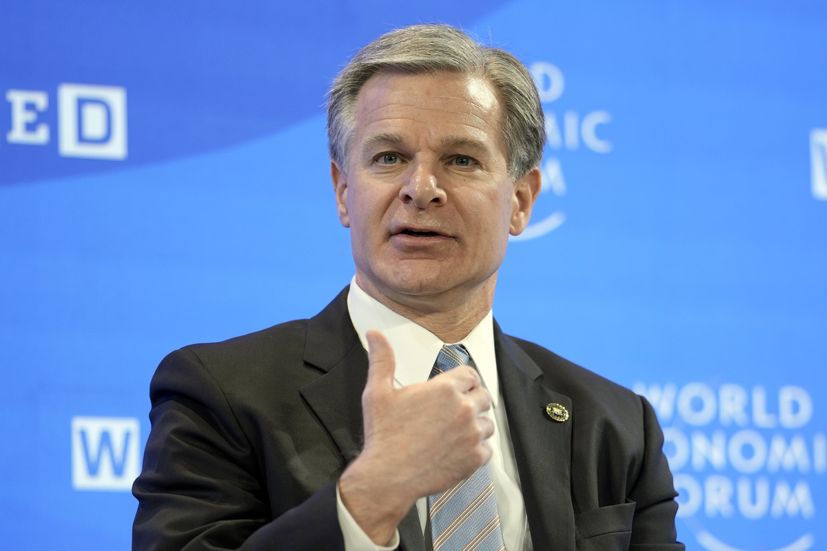 Christopher Wray, directos del FBI. | AP