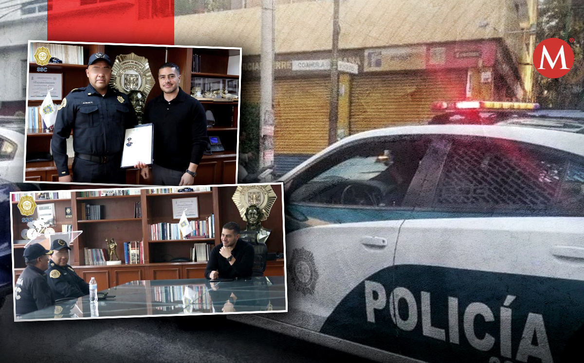 El oficial Salvador fue amagado con un arma blanca por el presunto asaltante.