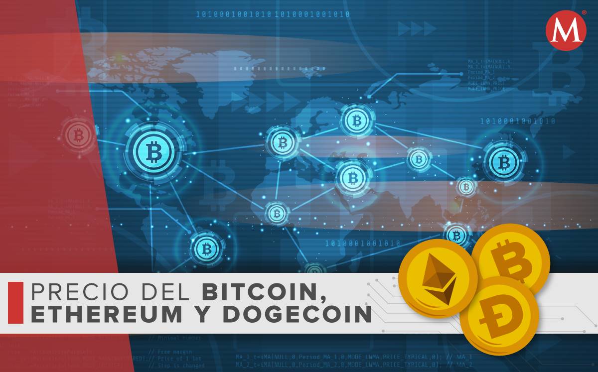 Precio del bitcoin, ethereum y dogecoin HOY 19 de enero del 2023. Foto: (Especial).
