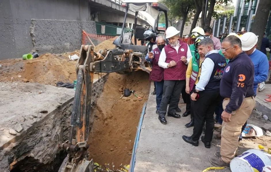 Alcaldía Miguel Hidalgo brinda apoyo en obra de Sacmex