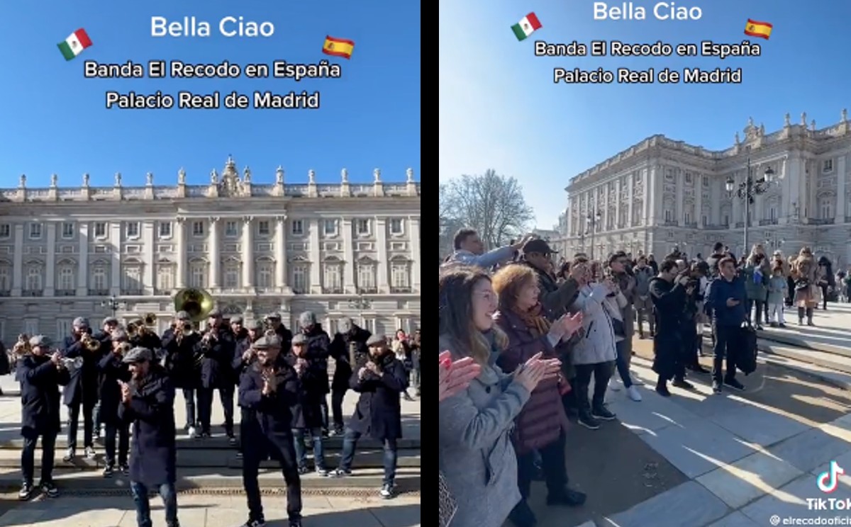 Banda El Recodo toca Balla Ciao en España. | ESPECIAL