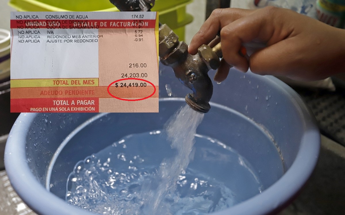 Matrimonio denuncia cobro de más de 20 mil pesos en recibo de agua en Guadalupe, NL  |  Especial
