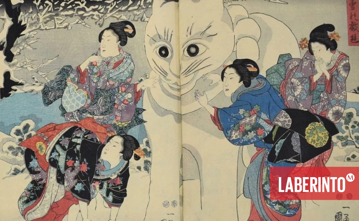 Utagawa Kuniyoshi, 'Hatsuyuki no giyû'. (Museo de Bellas Artes de Boston)