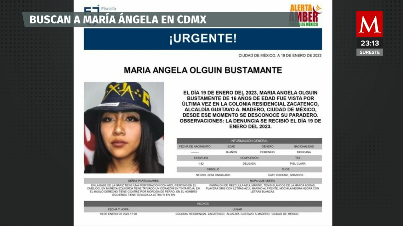 Se activa alerta Amber por una joven de 16 años desaparecida en Indios Verdes