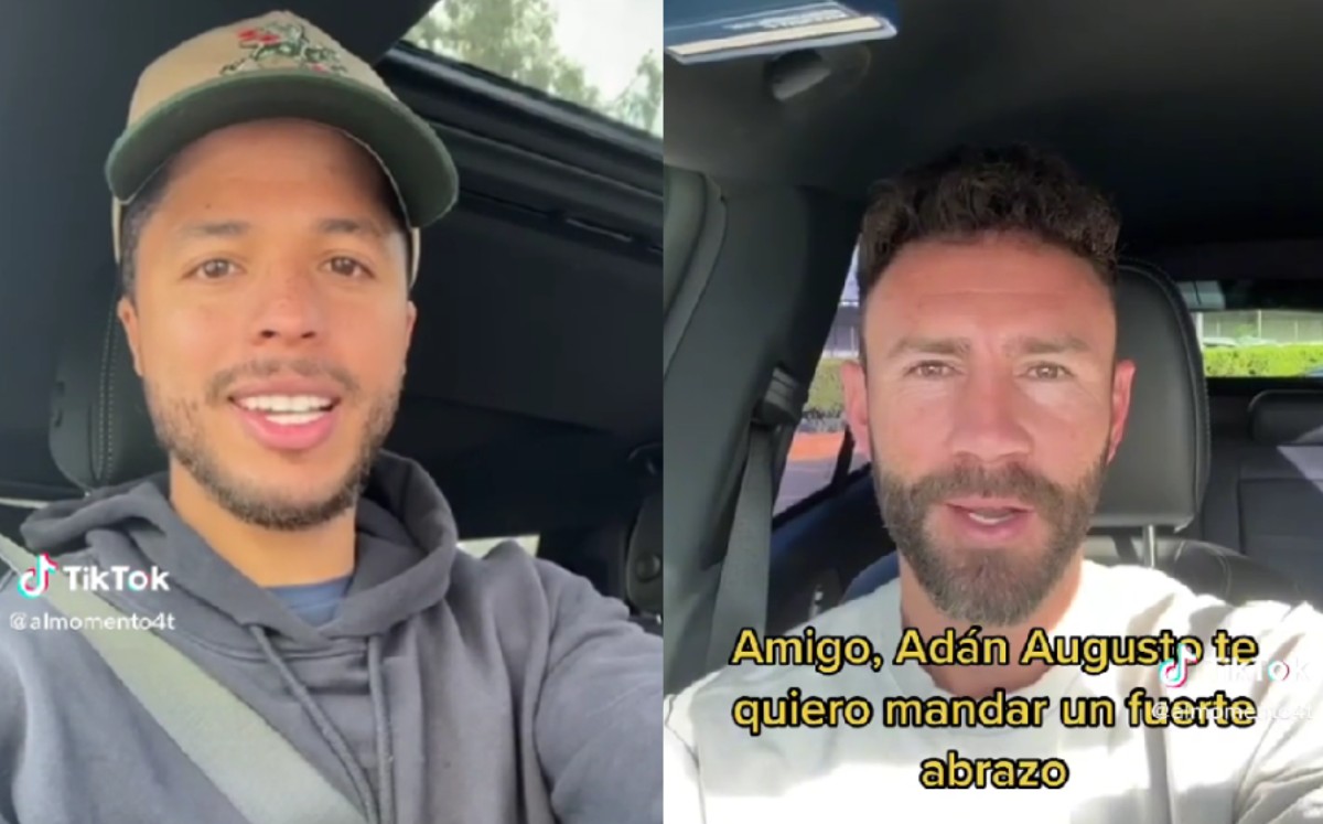 Futbolistas envían saludos a Adán Augusto López. (Captura)