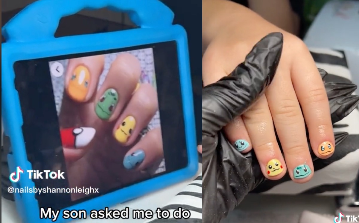 La mamá se desempeña como manicurista y realizó el trabajo| Especial