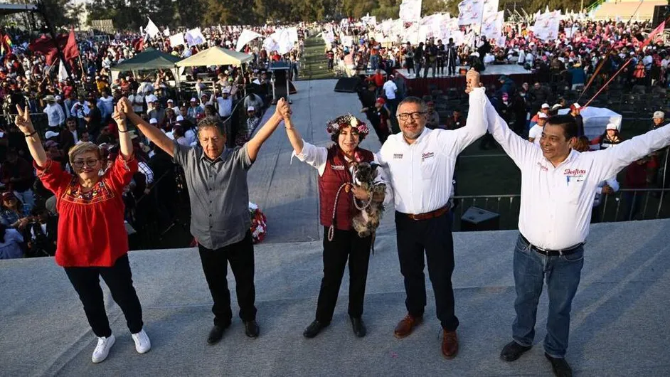 El cambio se acerca en Edomex, la esperanza acabará con 100 años de miseria: Delfina Gómez