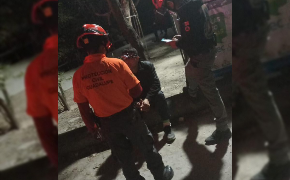 El hombre sufrió una caída cuando se encontraba realizando el recorrido. Foto: Especial
