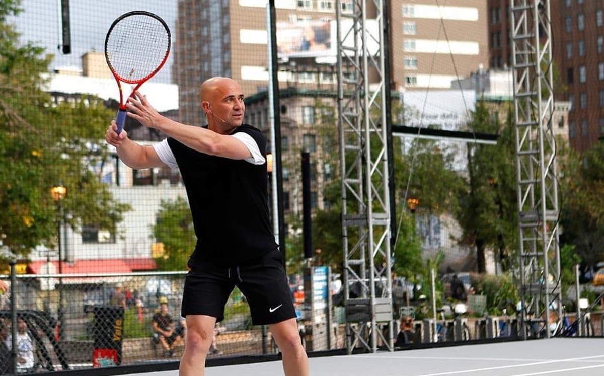 Andre Agassi ex tenista y jugador de pickleball (Instagram: @agassi)