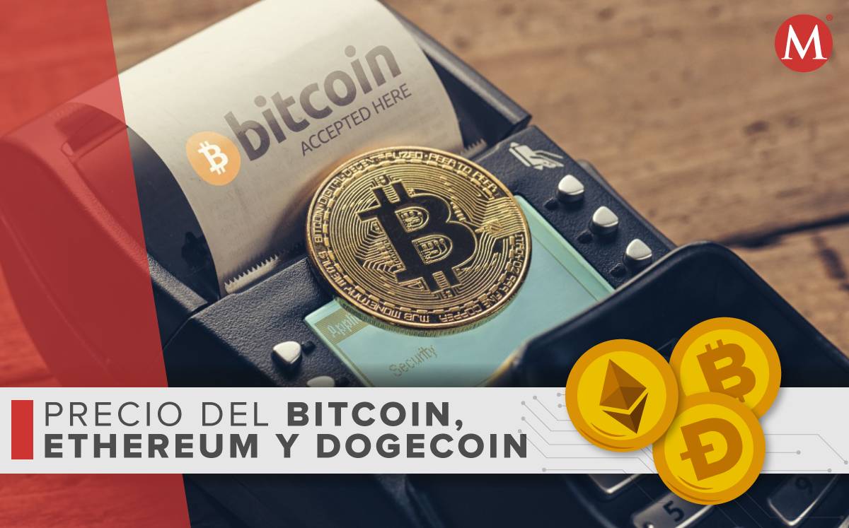 Precio-bitcoin ethereum dogecoin-HOY 23 de enero 2023 México. Foto: (Especial).