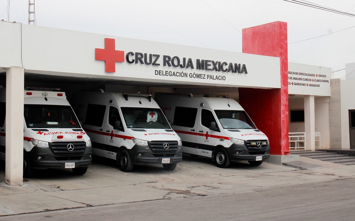 Cruz Roja de Gómez Palacio. (Rolando Riestra)