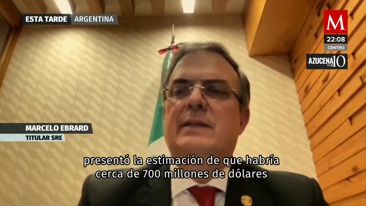 Ebrard afirma que ya iniciaron acciones legales para recuperar dinero de García Luna