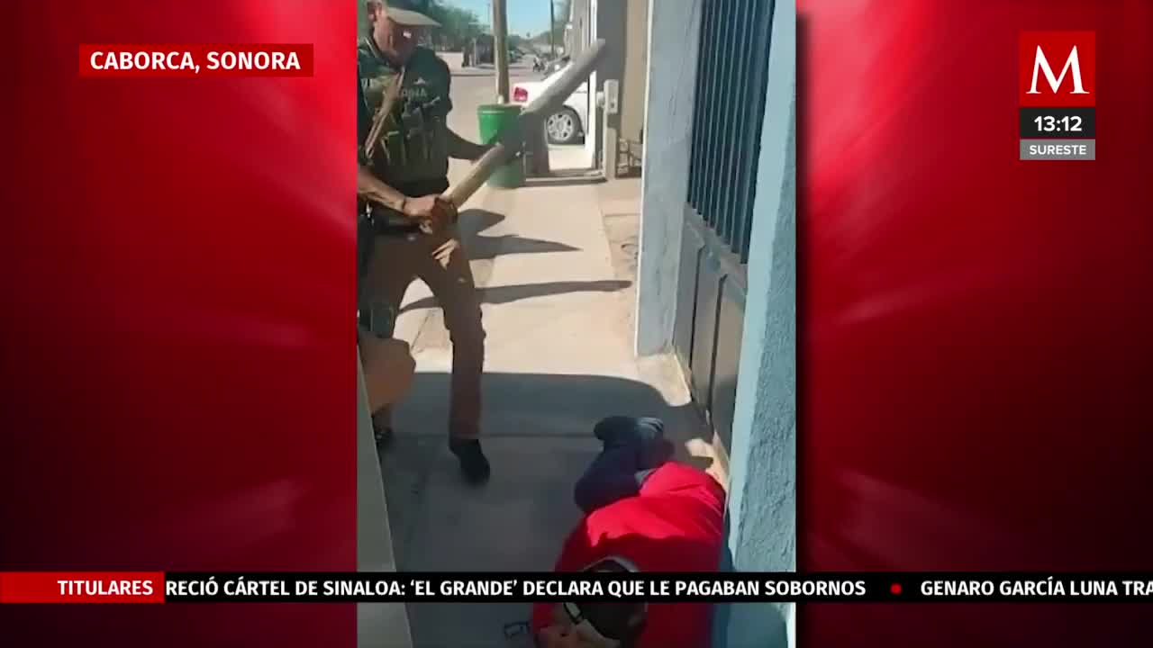 Fiscalía de Sonora inicia investigación tras video de sujetos armados golpeando a taquero