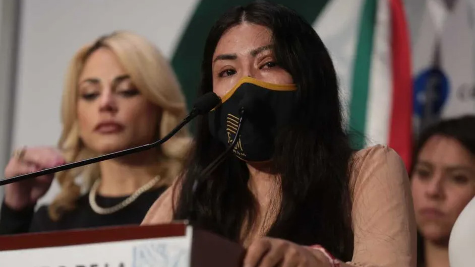 María Elena pide renuncia de magistrado y juez de Oaxaca por prisión domiciliaria de su agresor