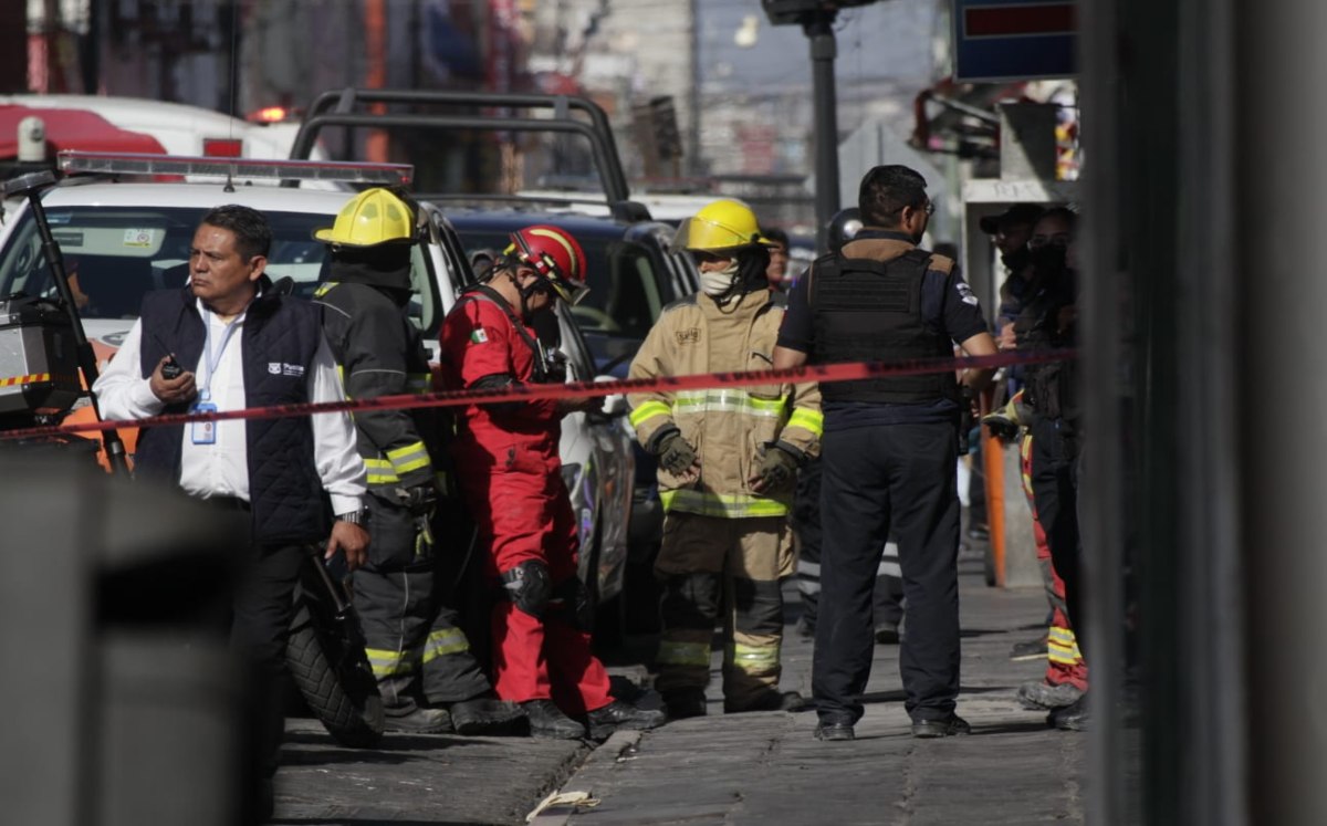 Reportan derrumbe en casona del Centro Histórico de Puebla | Agencia Enfoque