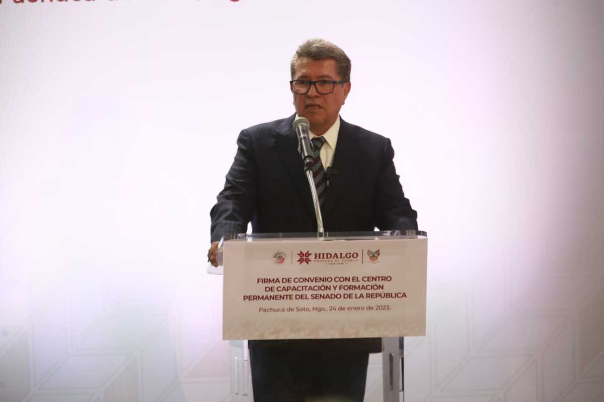 Ricardo Monreal el presidente de la Junta de Coordinación Política del Senado de la República (Jorge Sánchez)