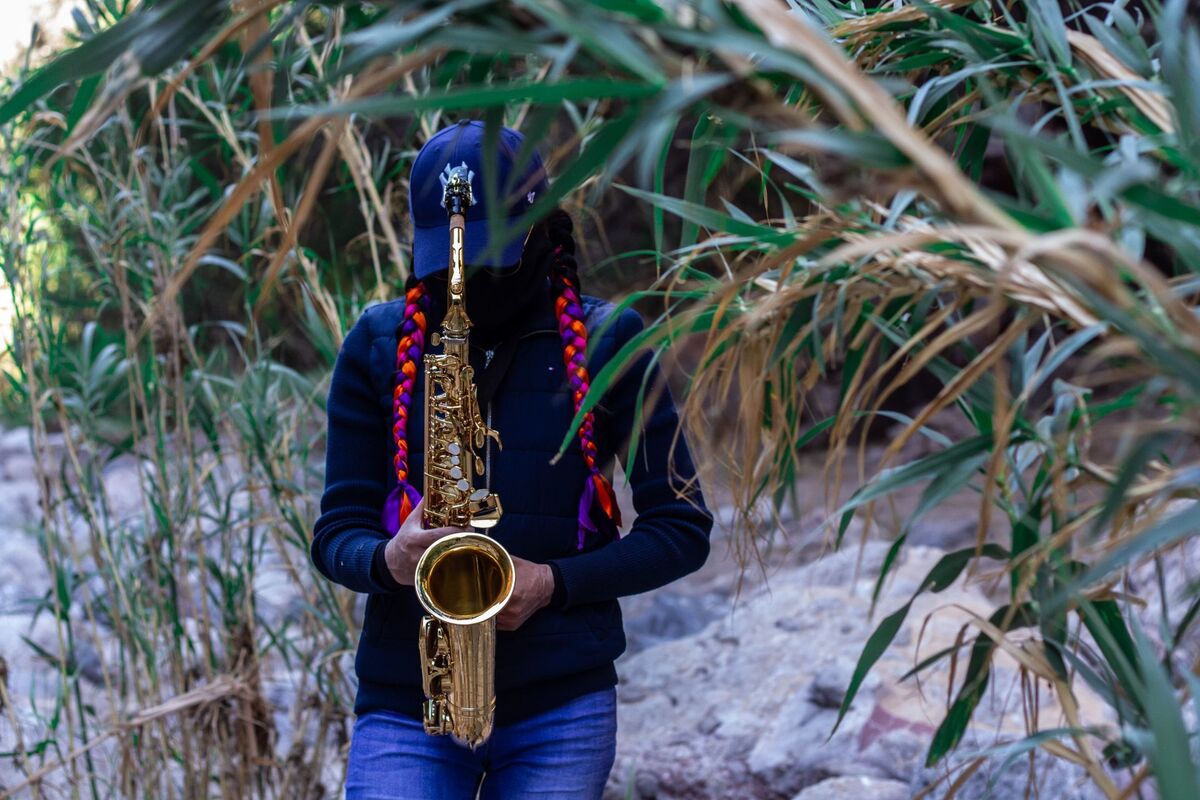 La saxofonista María Elena Ramos fue atacada con ácido en Oaxaca. | Cuartoscuro