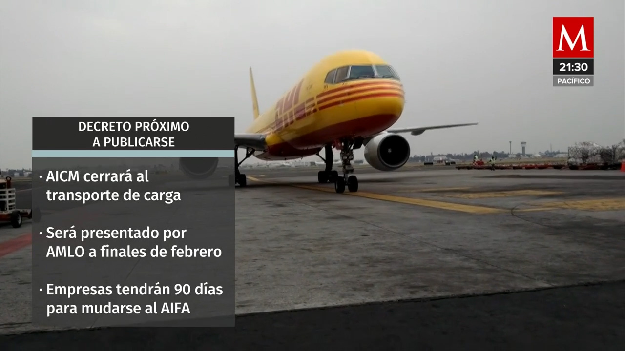 AMLO busca "por consenso" que operaciones de transporte aéreo de carga sean en el AIFA