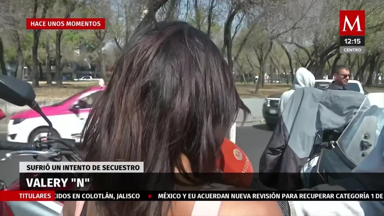 Así fue el intento de secuestro de Valery; se aventó de una motocicleta para salvarse