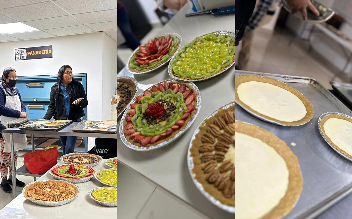 El DIF municipal cuenta con 5 grupos de repostería. (Especial)