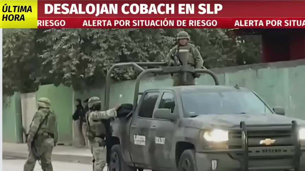 En San Luis Potosí, desalojan Cobach 06 por amenaza de explosivo