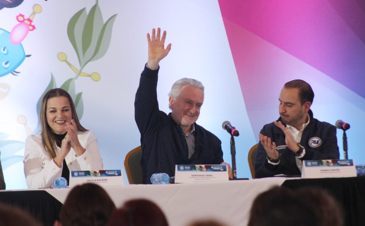 Santiago Creel Miranda, presidente del Congreso de la Unión y aspirante presidencial. | Foto: Sergio Sánchez
