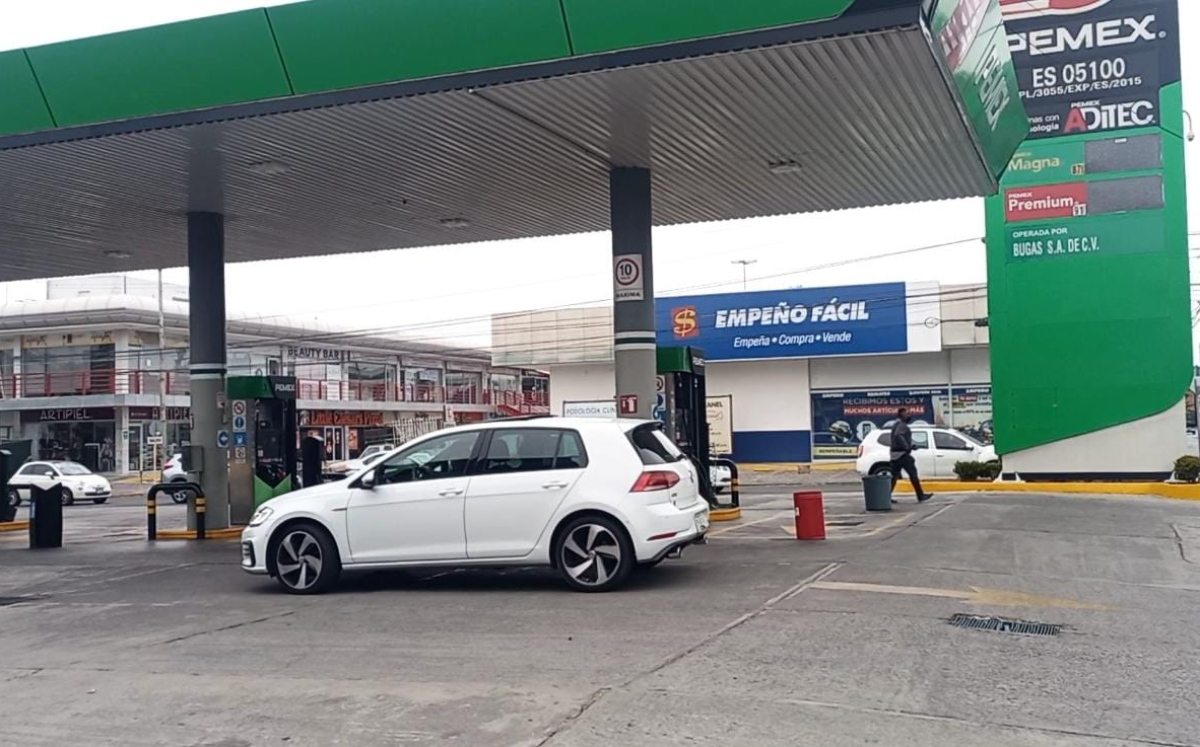 Aspecto de gasolinera en Puebla | Especial