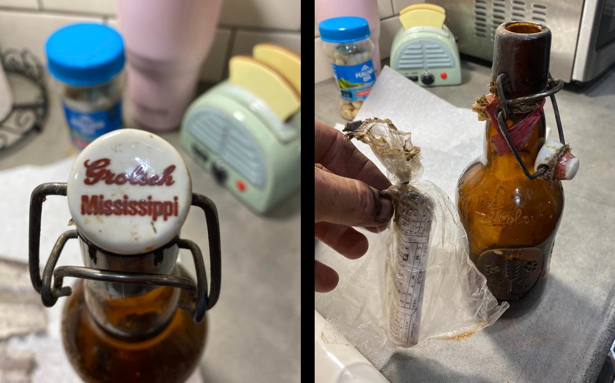 La botella guardaba un mensaje enviado desde hace 40 años | ESPECIAL
