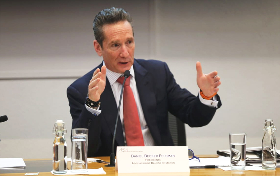 Daniel Becker, presidente de la Asociación de Bancos de México.│Javier Ríos