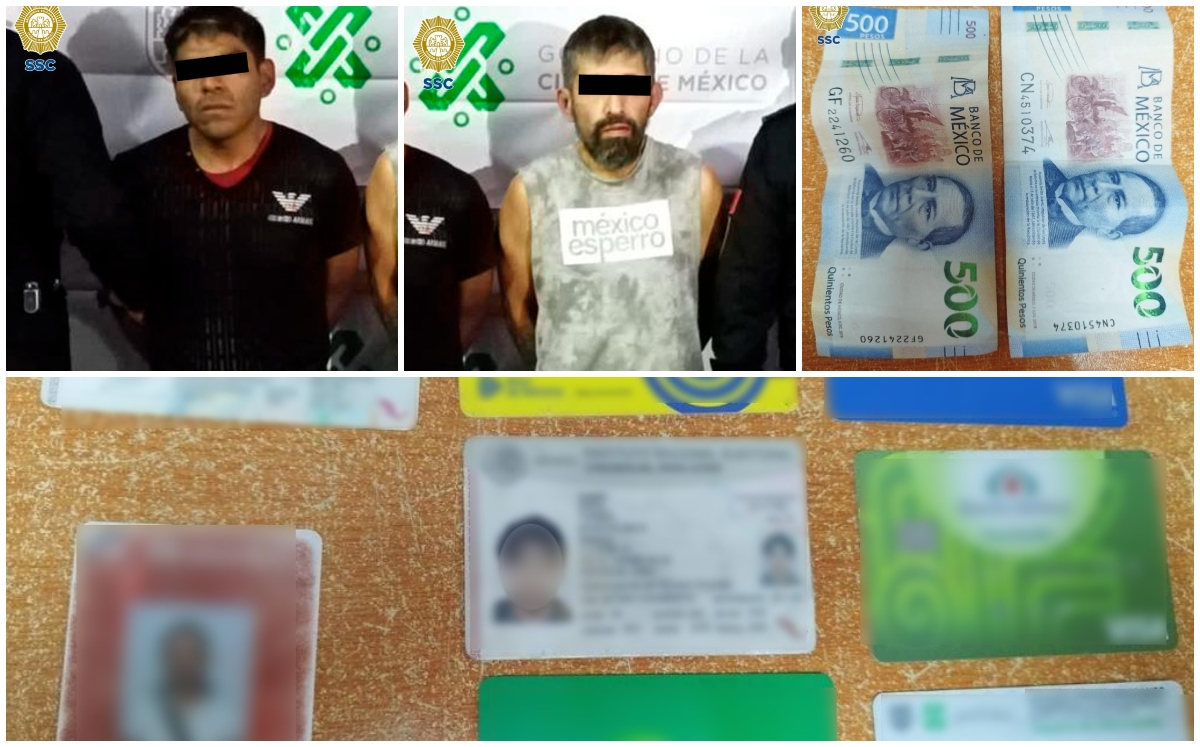 Los detenidos  trabajan para un hombre apodado 'El Kenna' o 'Leno'. | SSC de CdMx