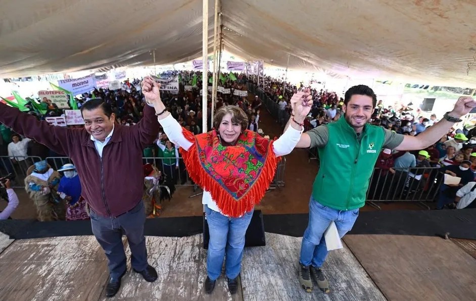 Con el ejército de morenistas, el cambio en el Estado de México es imparable: Delfina Gómez