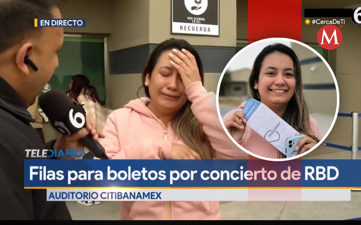 Fan de RBD es la primera en la fila y llora porque no puede comprar boletos en Monterrey | Especial