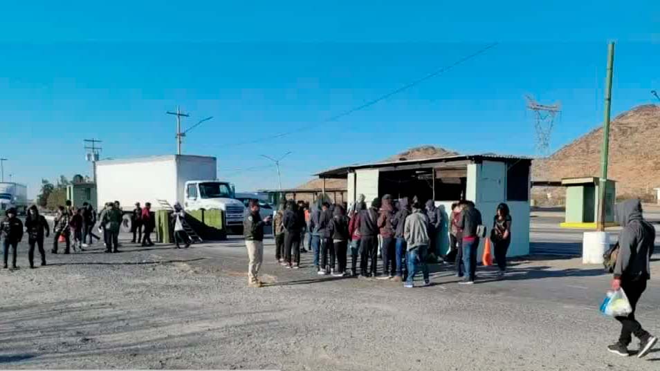 En Ciudad Juárez, el INM aseguró a 67 migrantes; 57 eran menores de edad