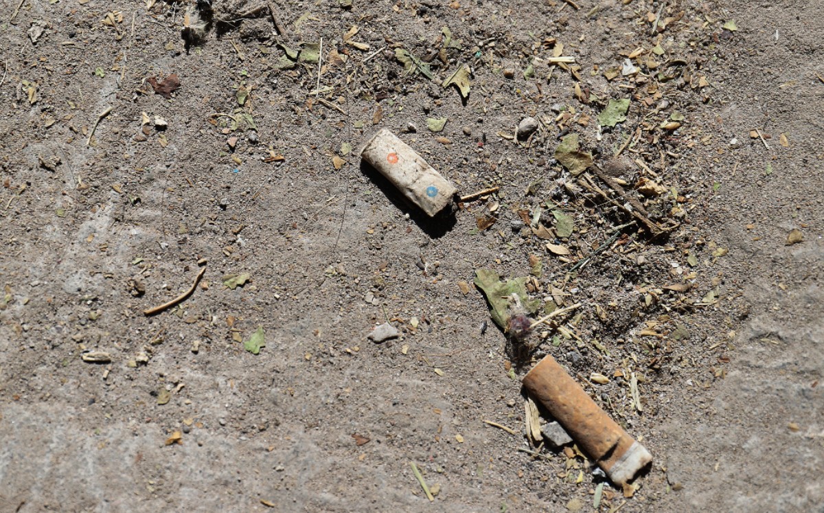 Las colillas de cigarro es residuo es el más desechado en el mundo. (Rolando Riestra)