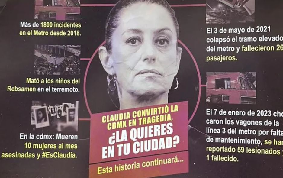 Hallan propaganda contra Sheinbaum en la Cuauhtémoc; Sandra Cuevas acusa detenciones ilegales