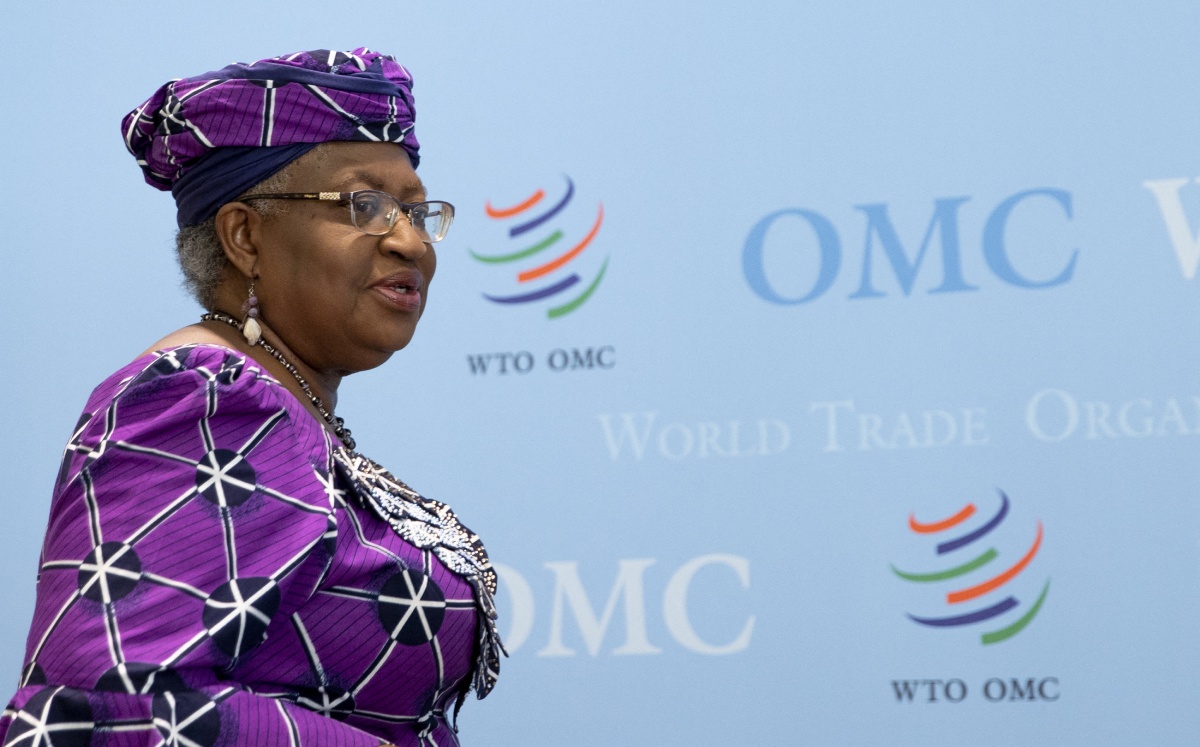 Ngozi Okonjo-Iweala, directora general de la Organización Mundial del Comercio (OMC), en Ginebra. Foto: (Reuters)