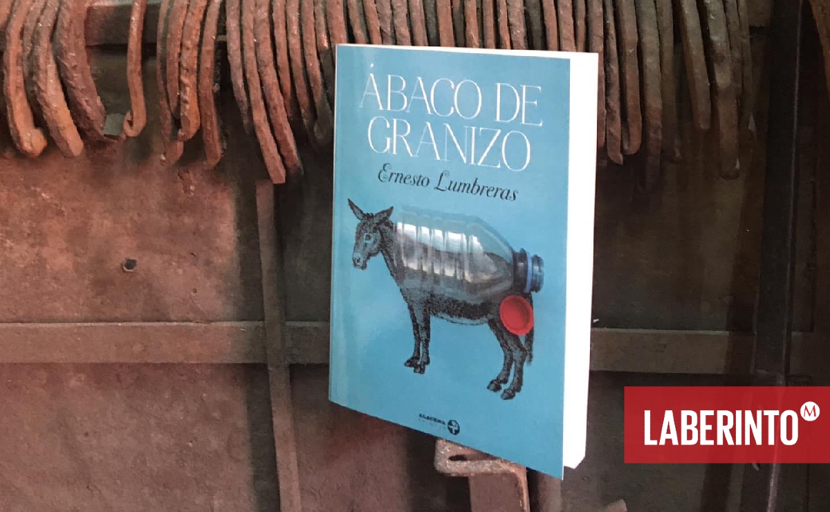 Portada de 'Ábaco de granizo', de Ernesto Lumbreras. (Facebook: El áTico)