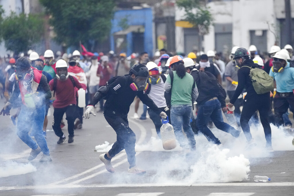 Continúan las protestas. (AP)