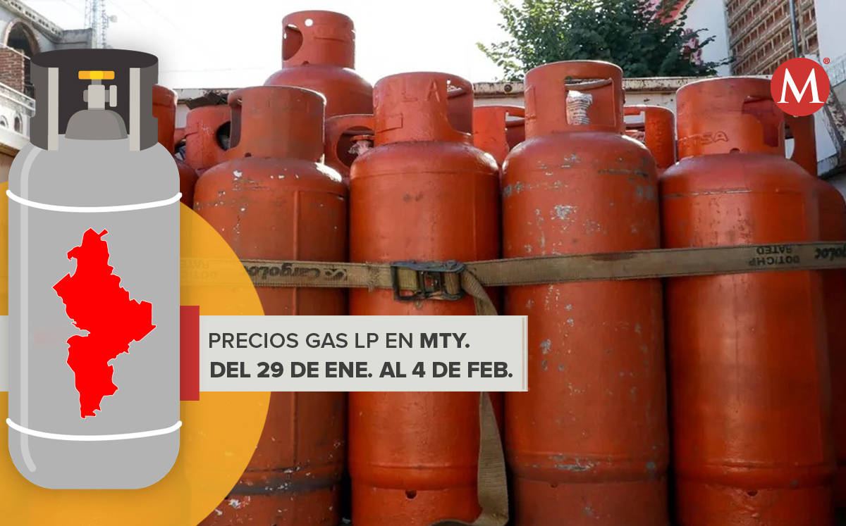 Gas LP en NL del 29 de enero al 4 de febrero.