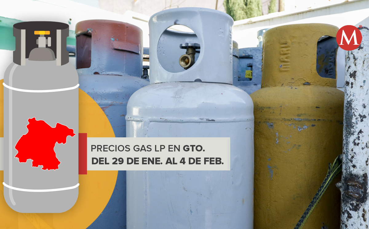 Estos son los precios del Gas LP del 29 de enero al 4 de febrero para Guanajuato