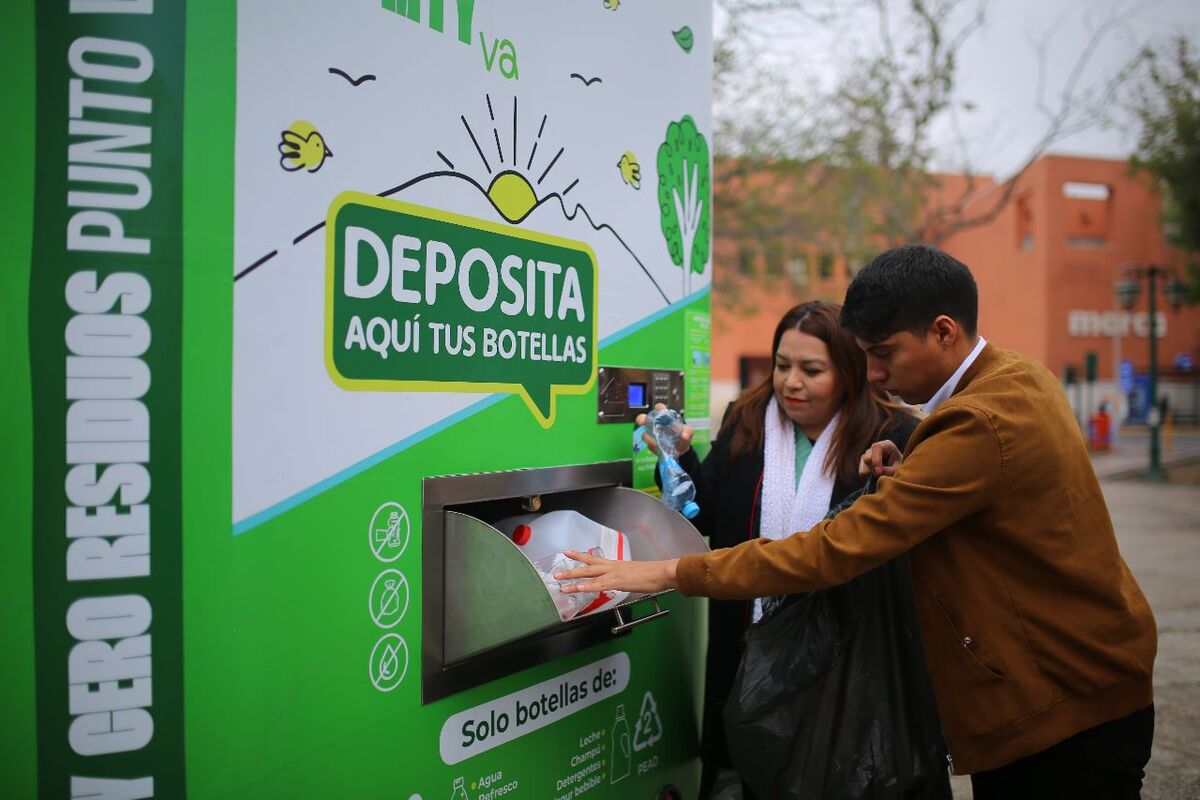 Las personas pueden obtener cinco pesos por cada kilo a través de un monedero electrónico. Foto: Especial
