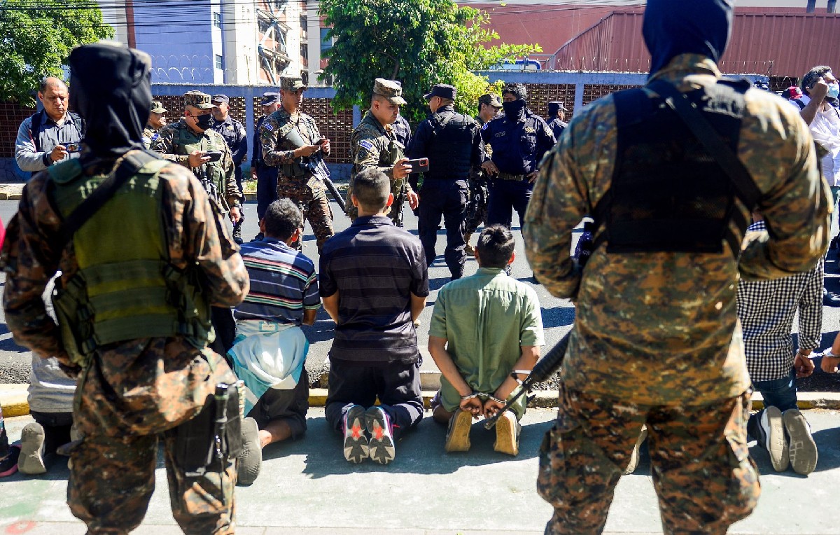 Detenciones realizadas en El Salvador (Reuters)