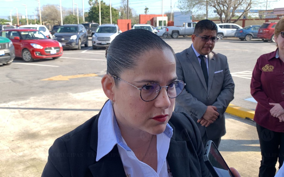 Lucía Aimé Castillo Pastor, secretaria de Educación en Tamaulipas. (Antonio Hernández)