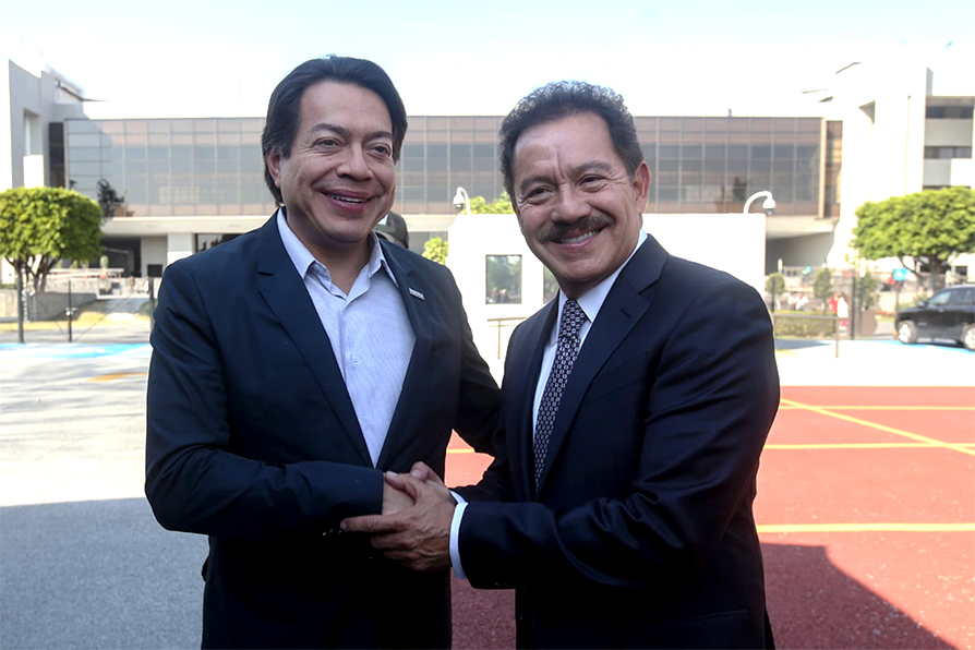 Mario Delgado e Ignacio Mier.│Araceli López