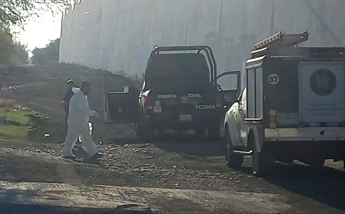Los primeros en responder, tras el reporte recibido en el 911, fueron elementos de Fuerza Civil. Foto: Agustín Martínez