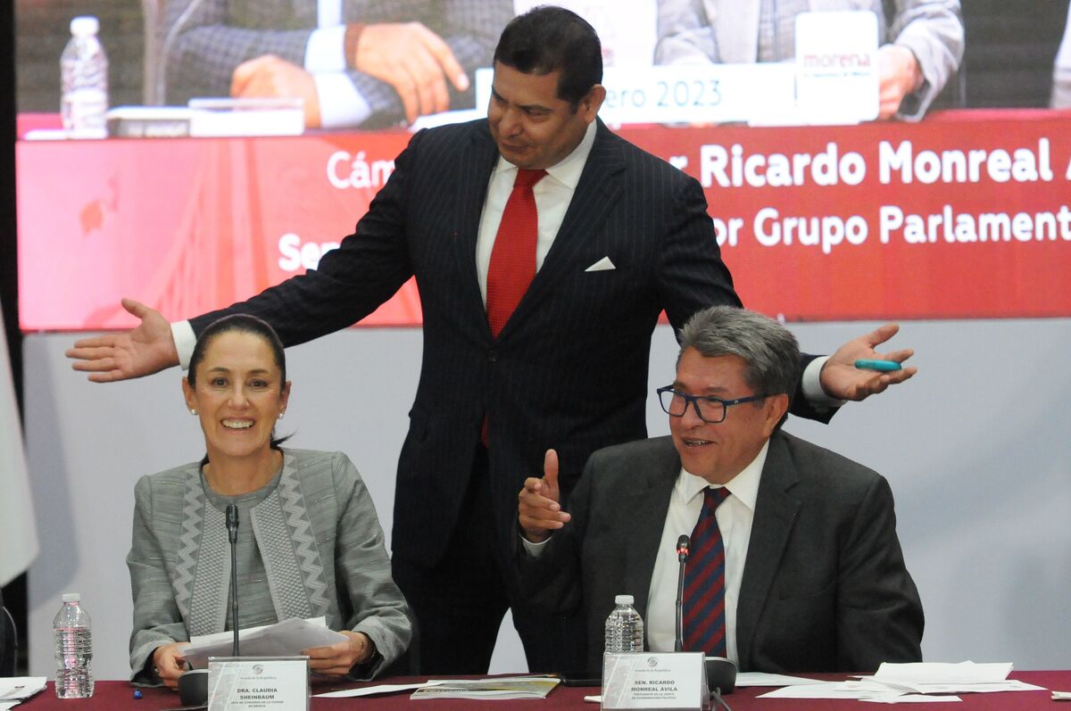 Claudia Sheinbaum y Ricardo Monreal en la X Reunión Plenaria de Morena | Cuartoscuro